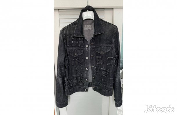 E-Play E8110 szürke férfi farmerdzseki kabát S