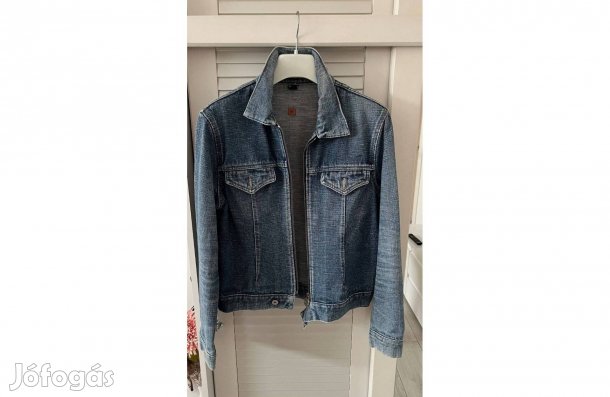 E-Play szürke unisex farmerdzseki kabát M