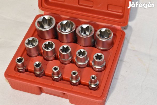 E-Torx, Belső torx készlet, 14 darabos