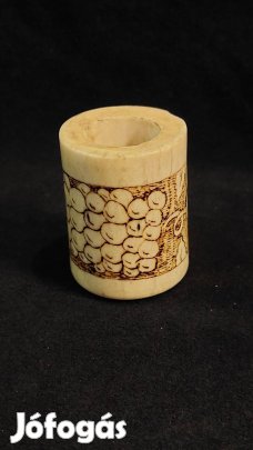 E csont antik kínai ecsettartó