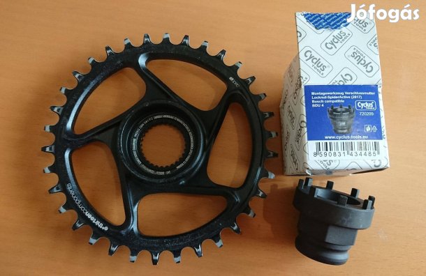 E thirteen Lánckerék Bosch Gen4 használt + Szerszám Új
