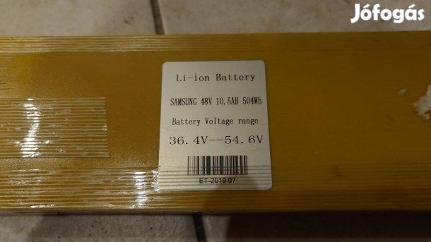 E-twow GT 2019/2020 48V akkumulátor