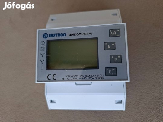 Eastron SDM630 Modbus V3 3 fázis/100A fogyasztásmérő