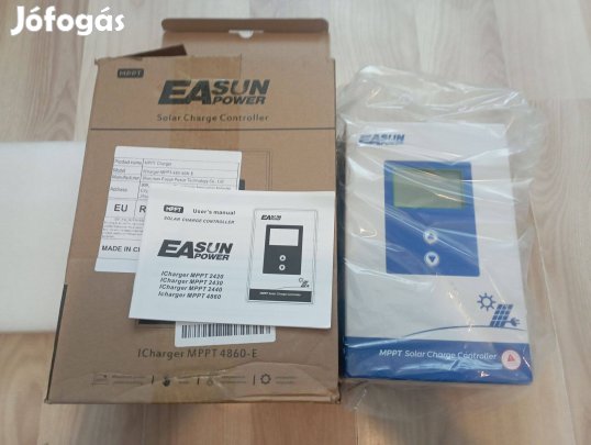 Easun 60A MPPT töltésvezérlő | 12v - 48v automatikus felismerés