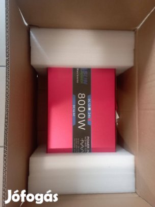 Easun tiszta színuszos Inverter 8000 watt / számla+gar