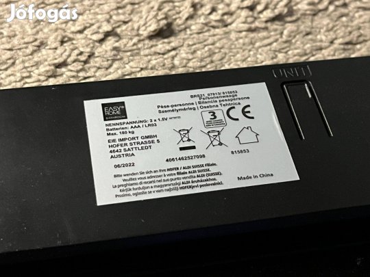 Easy Home mérleg - hibás, nem működik