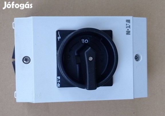 Eaton P1-25, 3 fázisú, tokozott főkapcsoló, szakaszoló kapcsoló