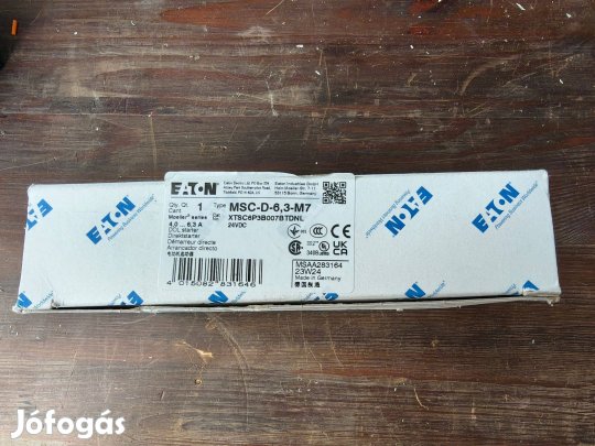Eaton - Motorindító komplett 24V DC 6,3A szerelőlapon IP20