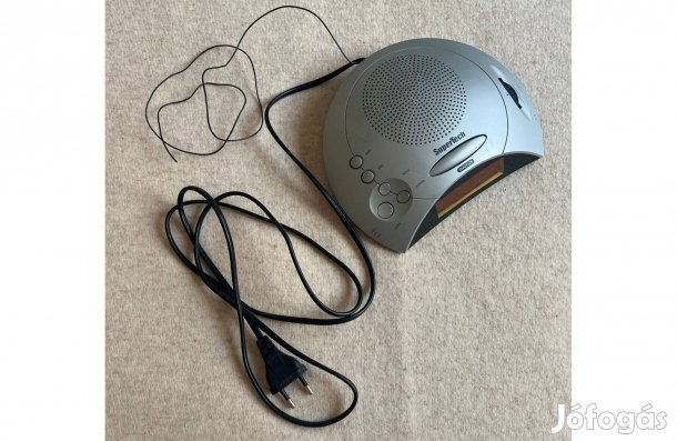 Ébresztőóra - rádió digitális, ezüst