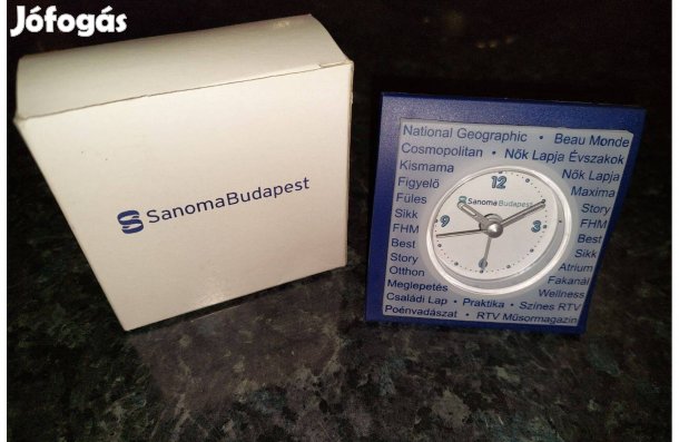 Ébresztőóra- asztali, új, dobozos