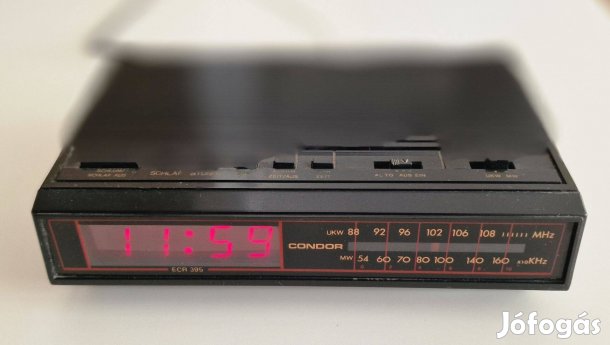 Ébresztős rádió, órás rádió, retro