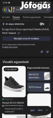 Ecco 41 bőr sportcipő 