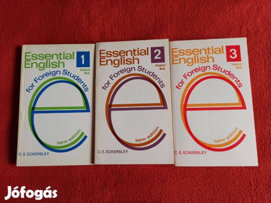 Eckersley - Essential English 1-2-3 kötetes angol nyelvkönyv