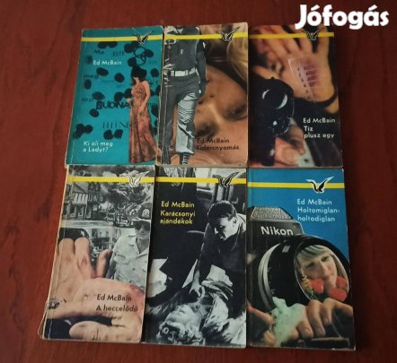 Ed Mcbain könyvcsomag / 8 db könyv