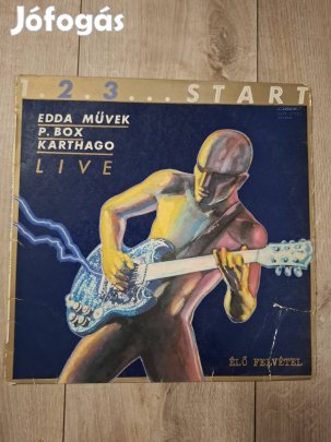 Edda P.Box Karthago Live bakelit lemez 