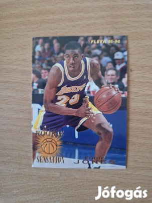 Eddie Jones Fleer 1995-96 Rookie Sensation #213 kosaras kártya