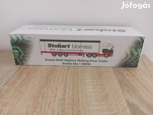 Eddie Stobart Scania R440 Biomasse Remorque Amelia Ella Camion 1/76