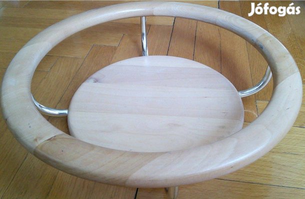Edényalátét edényfogó fa fém gyümölcskosár edény alátét