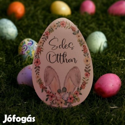 Édes otthon húsvéti hűtőmágnes