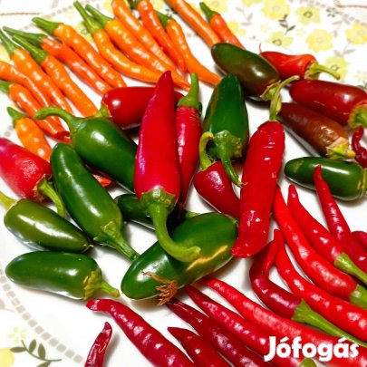 Édes paprika MAG (fólia, habanero, jolokia, carolina, skorpió, cayenne