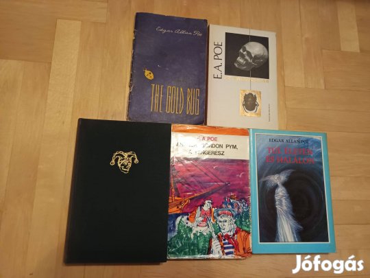 Edgar Allan Poe könyvcsomag / 5 db könyv