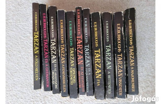Edgar Rice Burroughs Tarzan könyvek 12 db