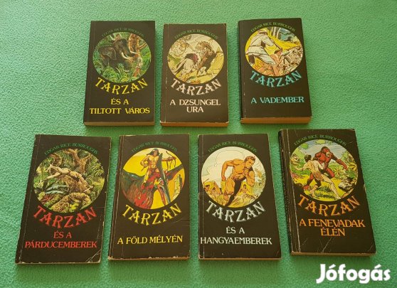 Edgar Rice Burroughs: Tarzan könycsomag (7 darabos)