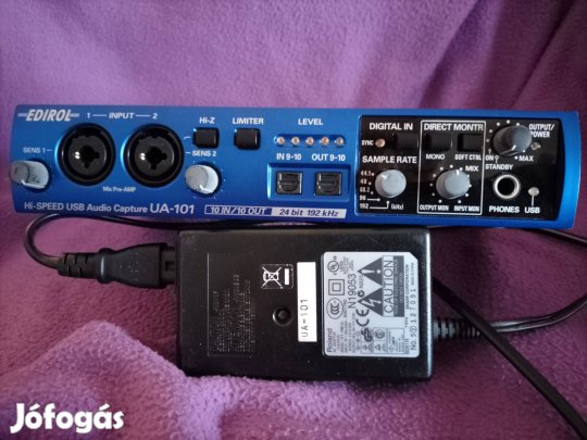 Edirol (Roland)UA-101 USB Hanginterface -10 In/10 Out Újszerű!