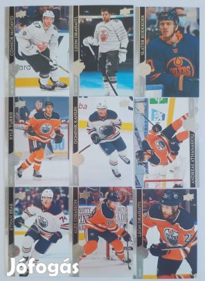 Edmonton Oliers NHL kártyák Mcdavid Draisaitl Bear Chiasson