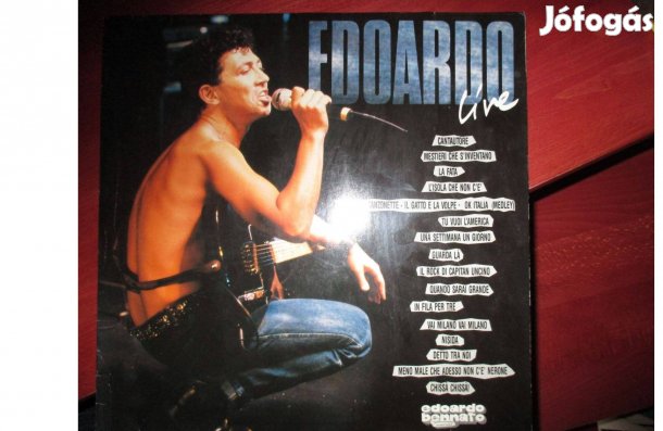 Edoardo bakelit hanglemez eladó