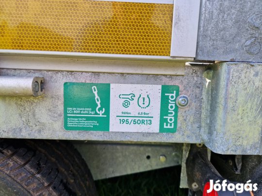 Eduard P4 5522 típusú utánfutó