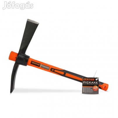 Edzett acél fejű Csákány csúszásmentes üvegszálas nyéllel - 450g