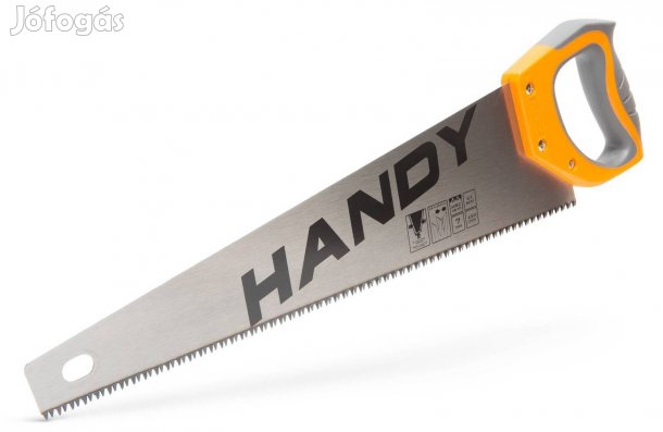 Edzett háromélű fogú Rókafarkú fűrész 450mm gumírozott markolat