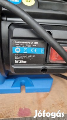 Edzett műanyag házzal 600W-os kerti szivattyú 3200L/óra vízhozam