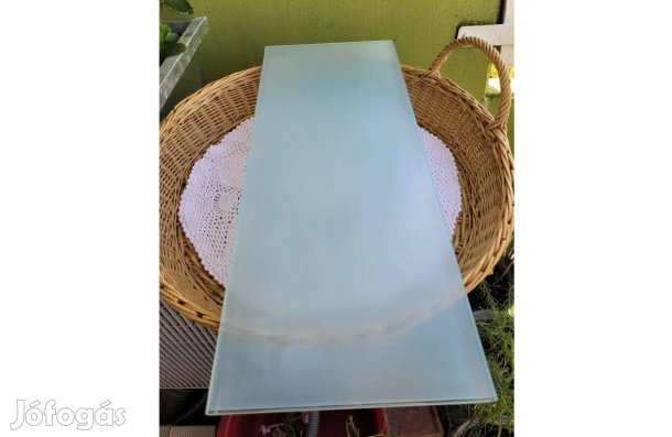 Edzett üveg polclap 50x20 cm