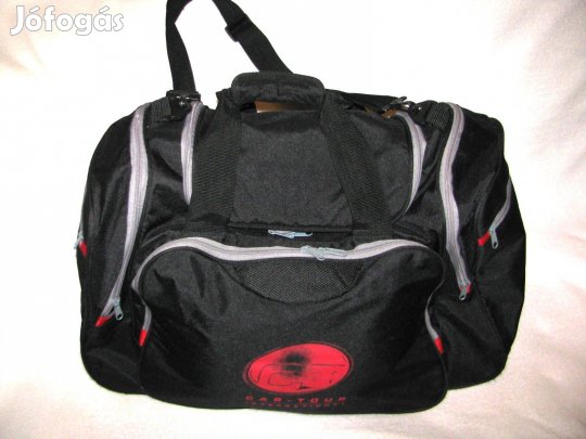 Edzőtáska kézipoggyász új Car Tour 56x33x30 2 old cipz rekesz kiváló