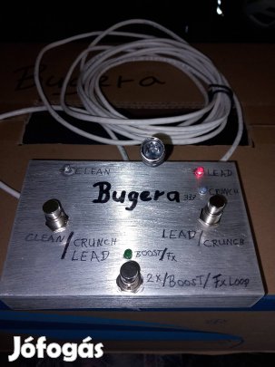 Effekt lábkapcsoló 3-kapcsolós, Bugera erősítőhöz  eladó  !