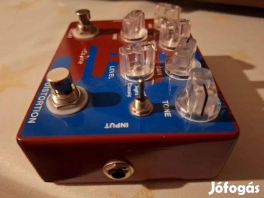 Effekt pedál Delay/ Disztorzitő