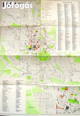 Eger járási jogú város térkép 1964