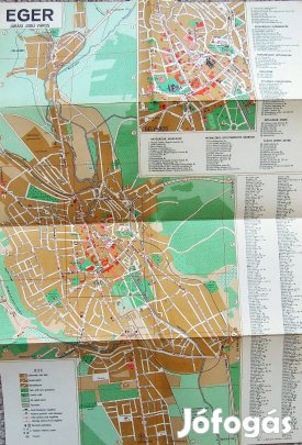 Eger járási jogú város térkép 1969