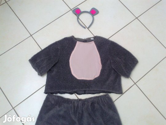 Egér jelmez hosszú farokkal (akár sajttal) iskolásoknak eladó