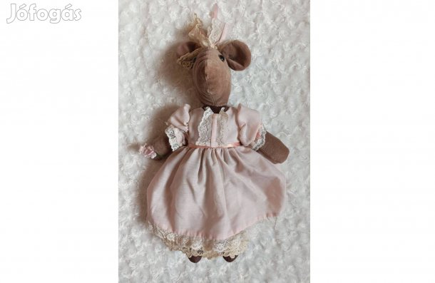 Egér kisasszony, masnival (37 cm)
