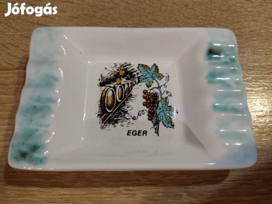 Eger szőlő borász hamutartó