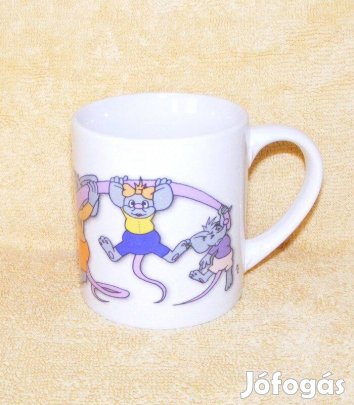 Egeres mesés porcelán bögre
