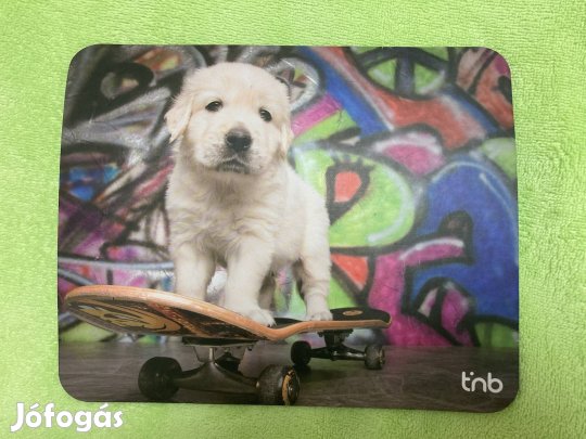 Egérpad új-kutya gördeszkán