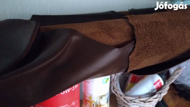 Egész marhabőr barna színben 1,1mm