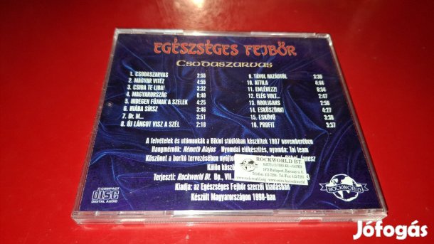 Egészséges Fejbőr Csodaszarvas Cd 1998 Szerzői kiadás 