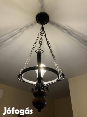 Eglo rusztikus mennyezeti lámpa búra nélkül