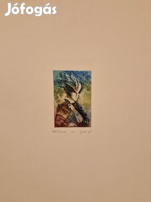 Egresi Zsuzsa rézkarc - Bell' Antonio