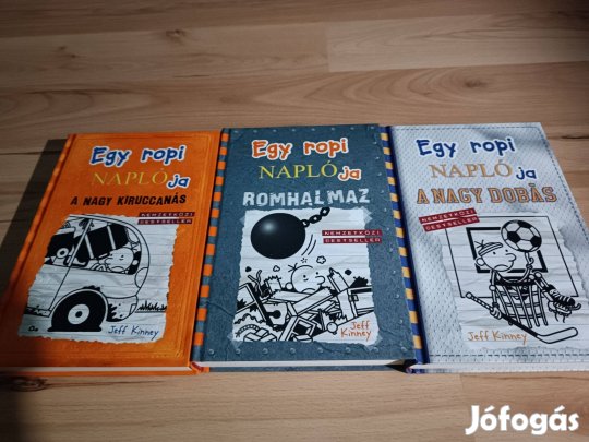 Egy 1 Ropi naplója könyvek 3db egyben